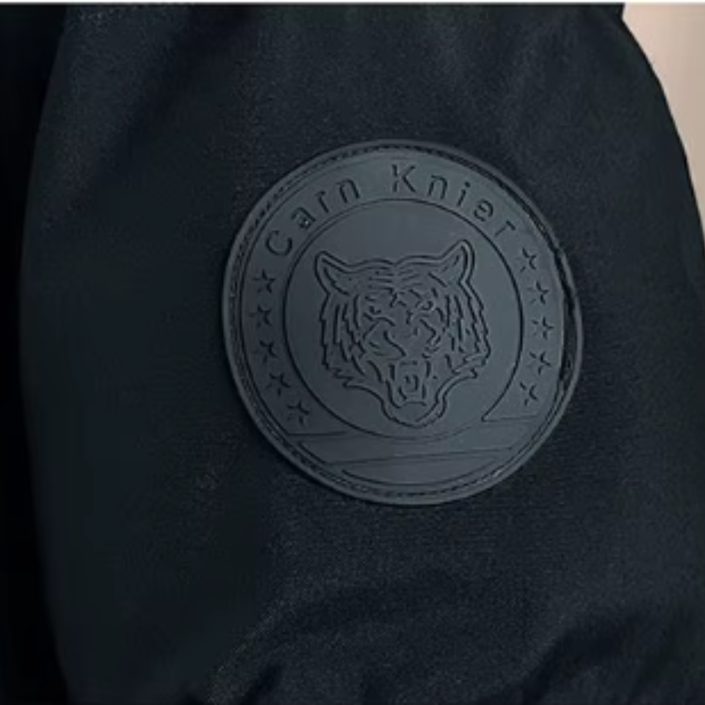 Elegante winddichte Herrenjacke für Herren mit Stehkragen und langen Ärmeln