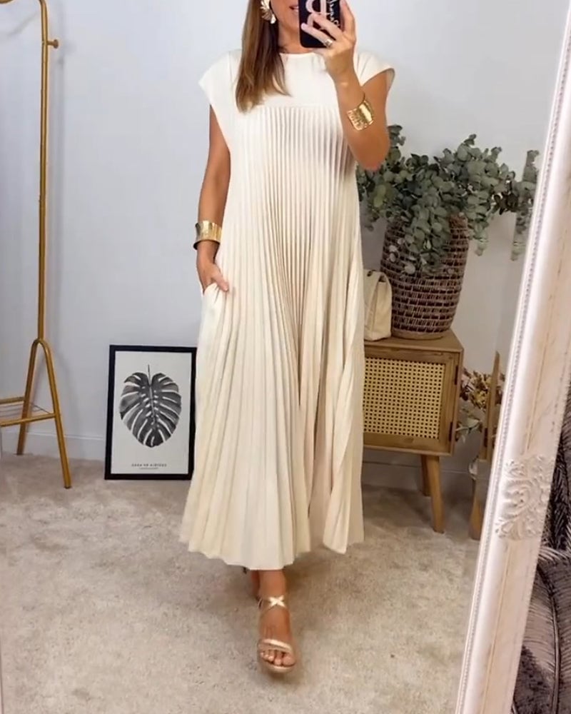 Josie | Zeitloses und Bequemes Maxikleid für Damen mit Rundhalsausschnitt