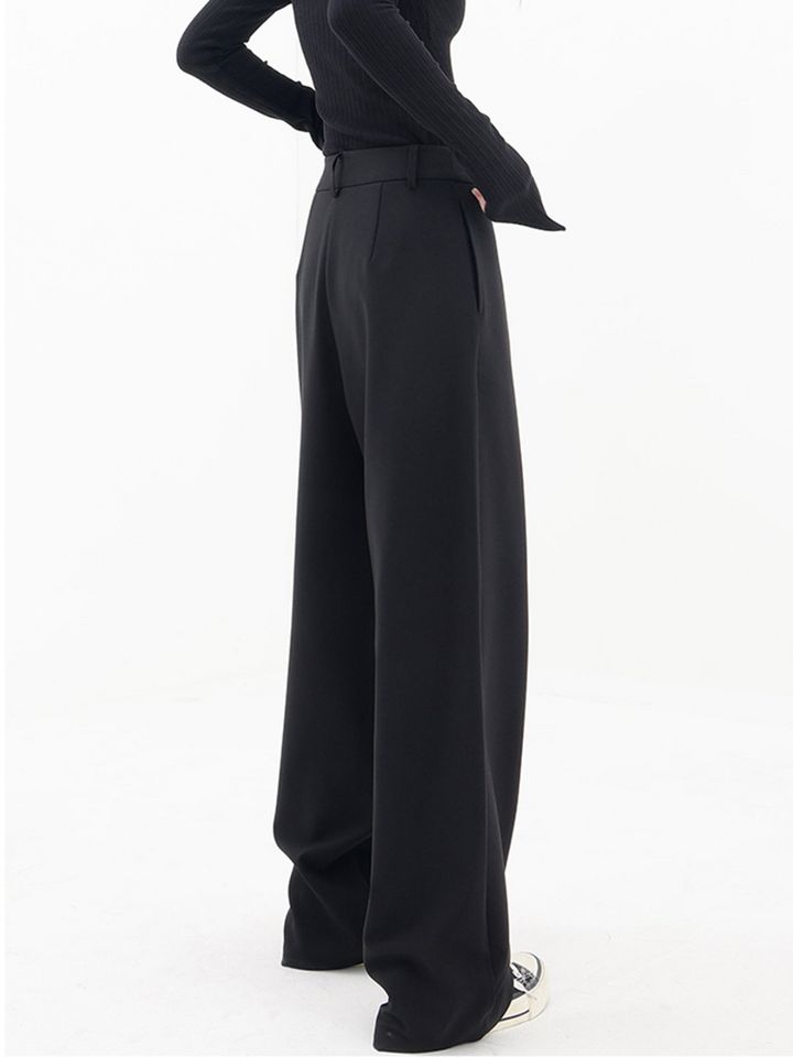 Sofia | Moderne Baggy Hose für Damen mit weiter Passform und hohem Bund