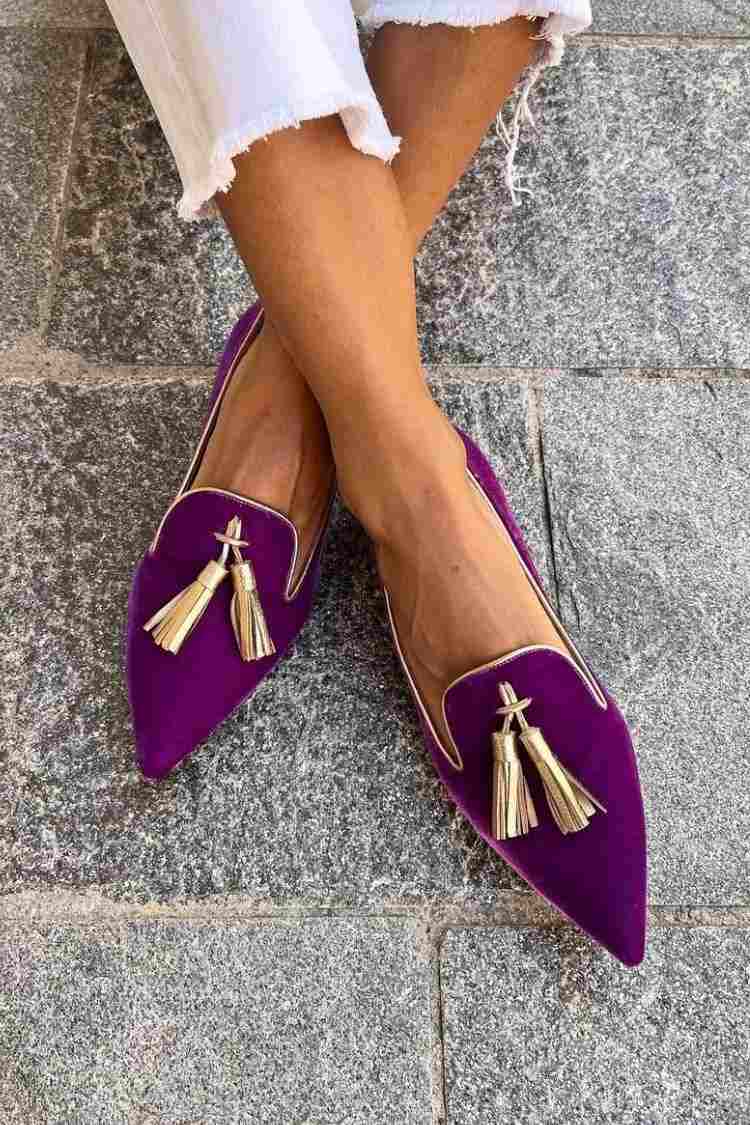 Loafer für Damen mit Eleganten Quasten
