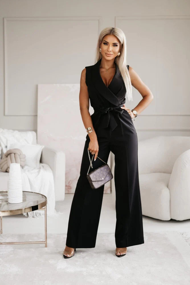 Regina | Schicker Alltags-Jumpsuit für Damen mit Rundhalsausschnitt