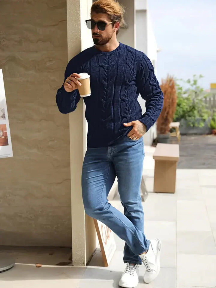 Brit und Boho | Graphica Geo Strickpullover mit geometrischem Muster