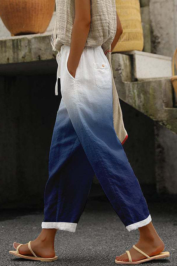 Greta | Women's Pocketed Ombré Pants