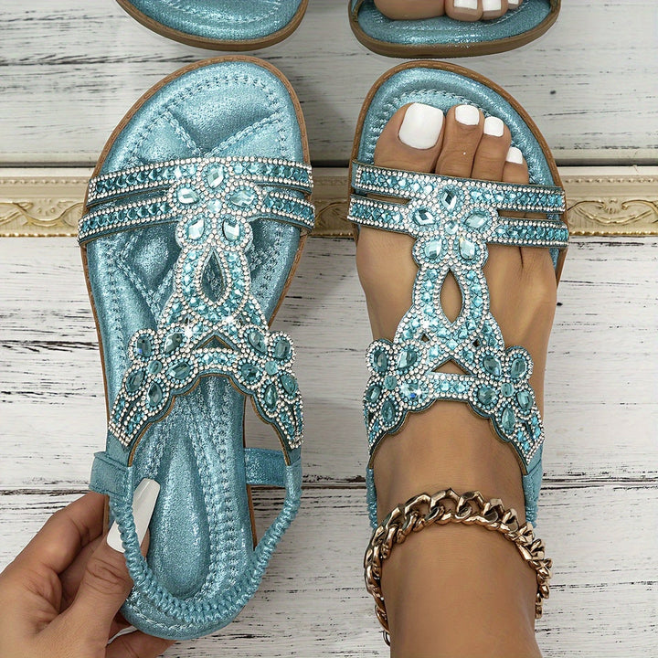 Donatella | Orthopädische Boho Sandalen für Damen mit niedrigem Absatz