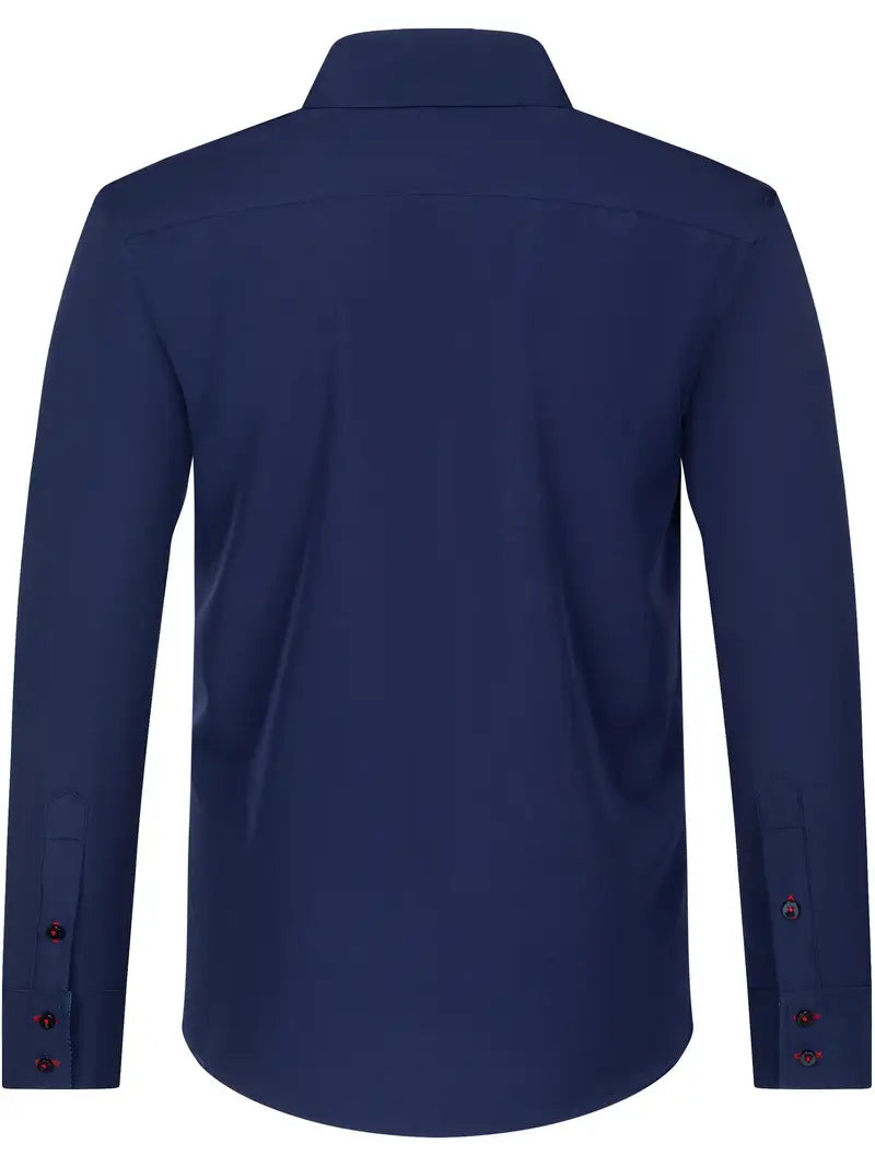 Nico | Herren-Hemd mit stilvollem Button-Up, langen Ärmeln und Blumenmuster