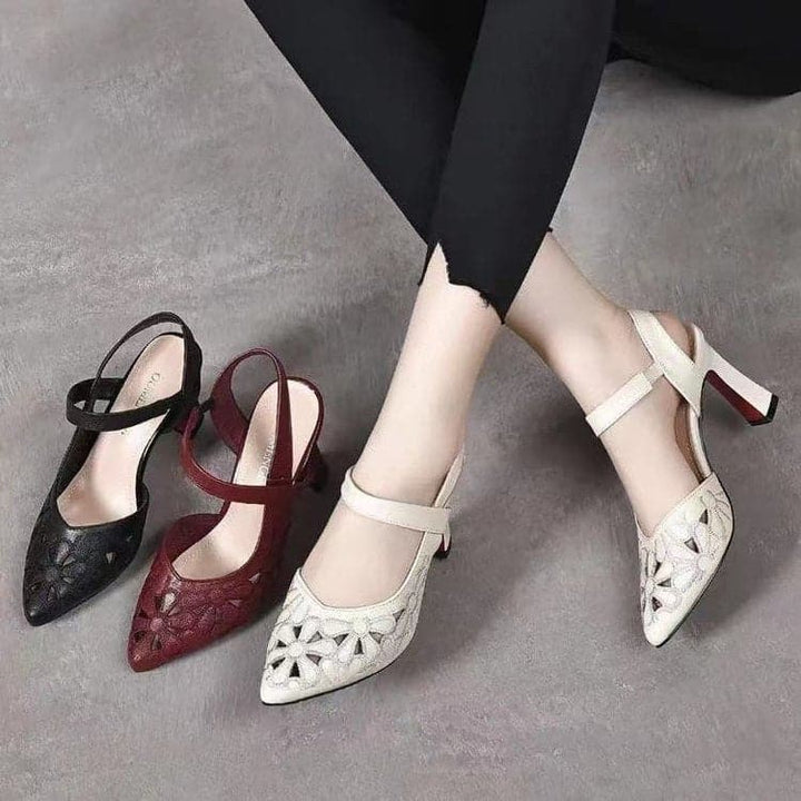 Jonah | Retro Orthopädische High Heels Pumps für Damen