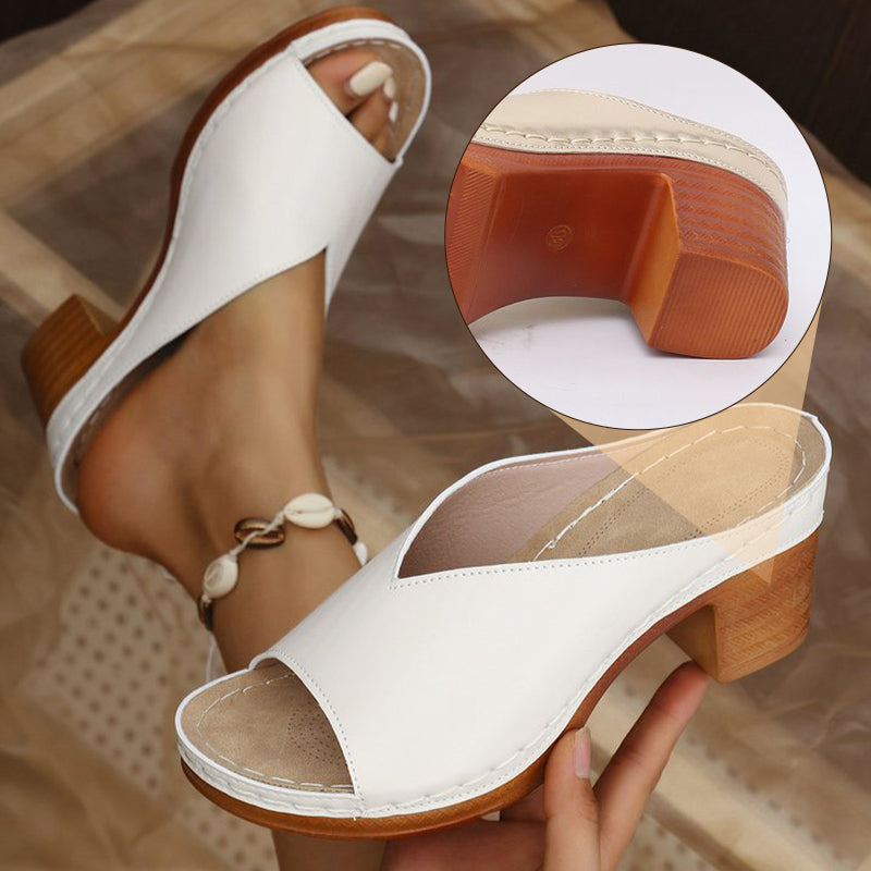 Nadia | Elegante Orthopädische Sandalen für Damen mit mittelhohem Absatz