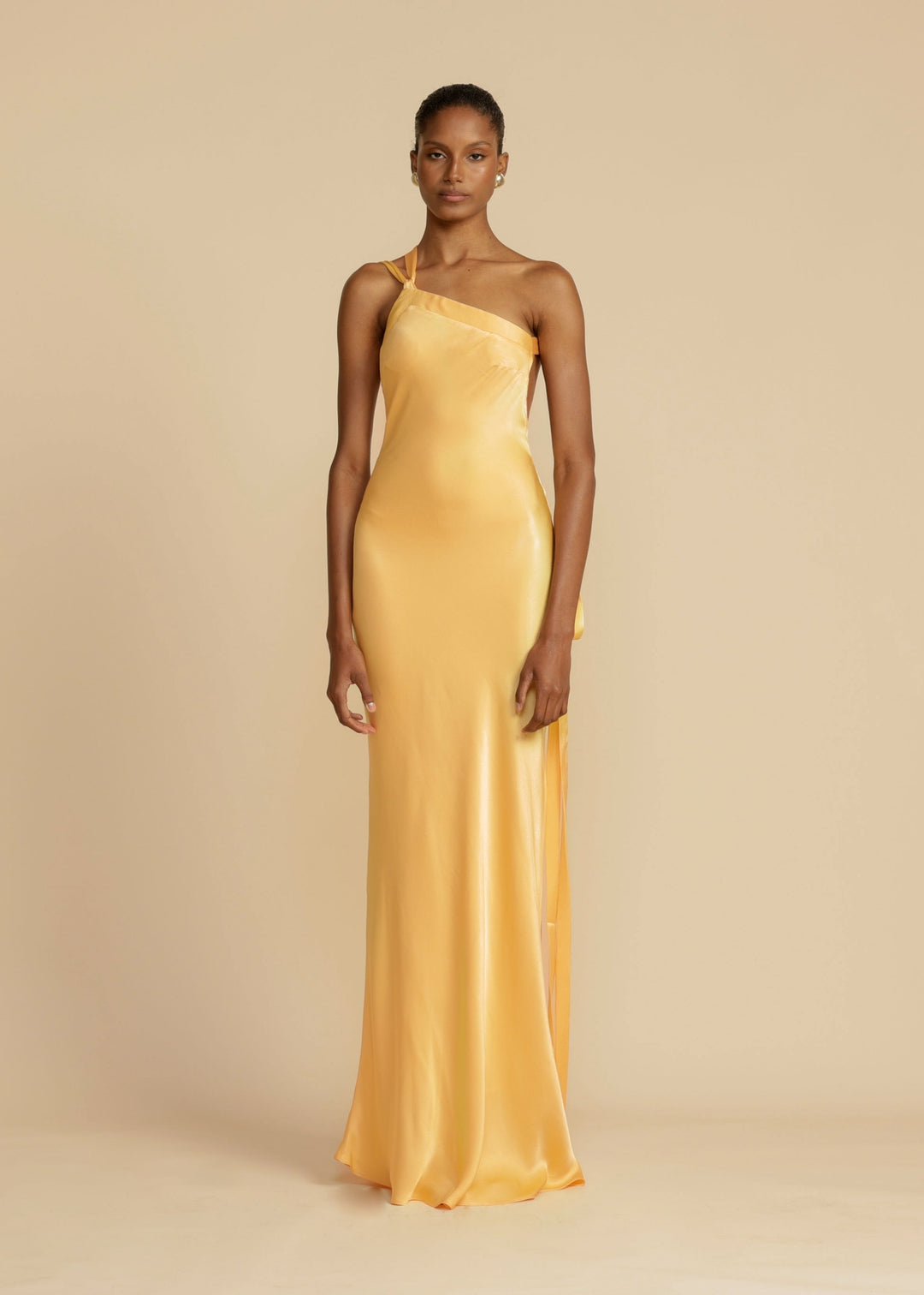 Selene | Maxikleid für Damen mit Neckholder-Ausschnitt