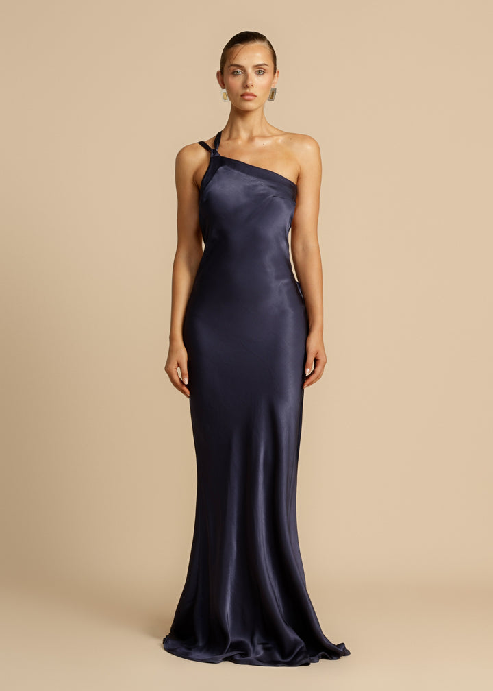 Selene | Maxikleid für Damen mit Neckholder-Ausschnitt