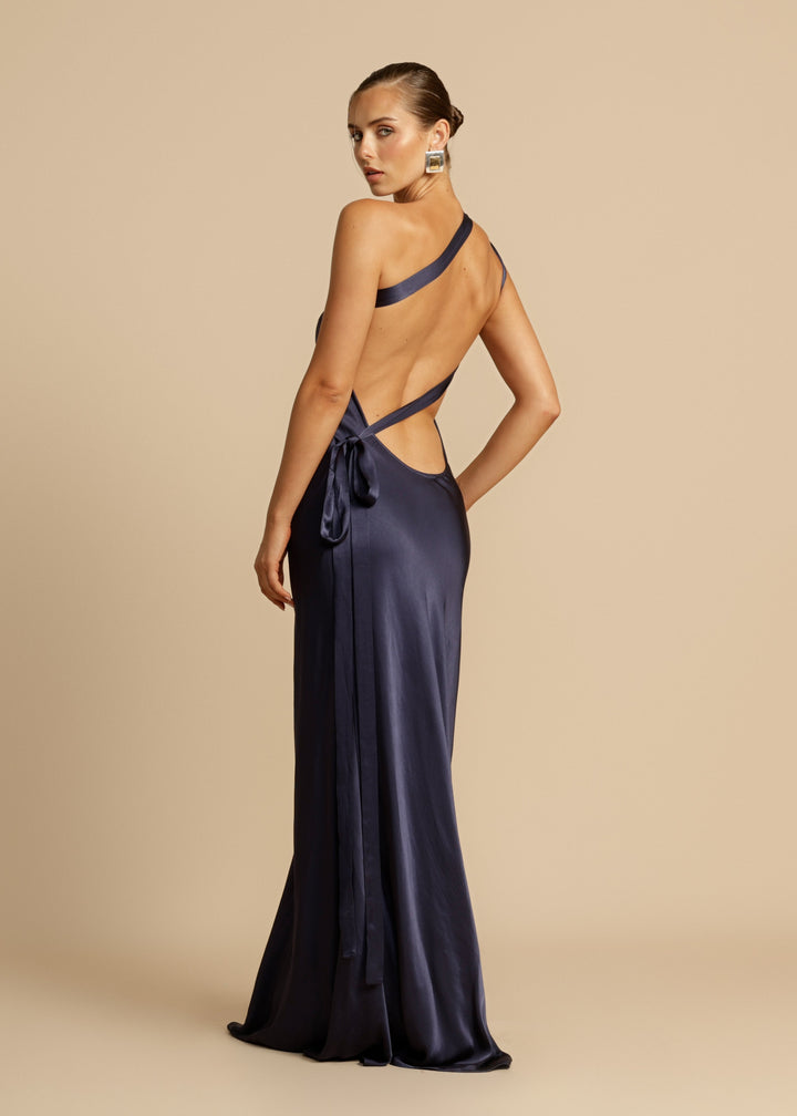 Selene | Maxikleid für Damen mit Neckholder-Ausschnitt