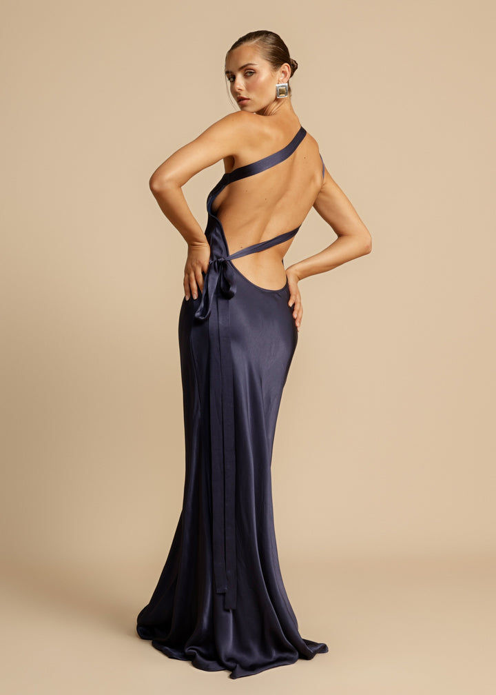 Selene | Maxikleid für Damen mit Neckholder-Ausschnitt