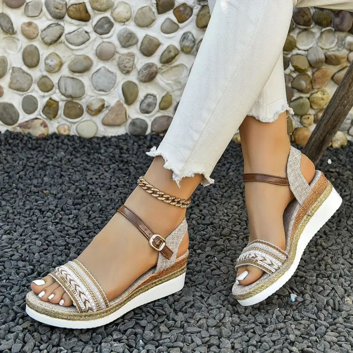 Emilia | Orthopädische Sandalen für Damen mit mittelhohem Absatz