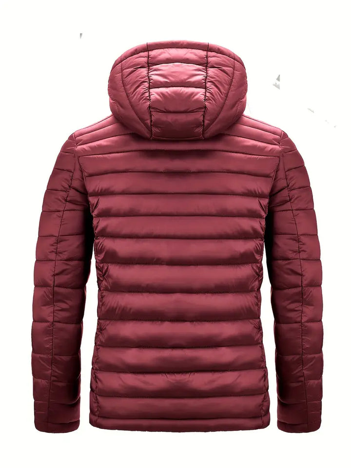 Elegante Kapuzenjacke für Herren mit langen Ärmeln
