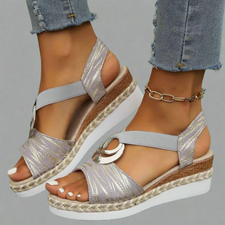 Dahlia | Stilvolle Wedge-Sandalen aus Premium-Material für Damen