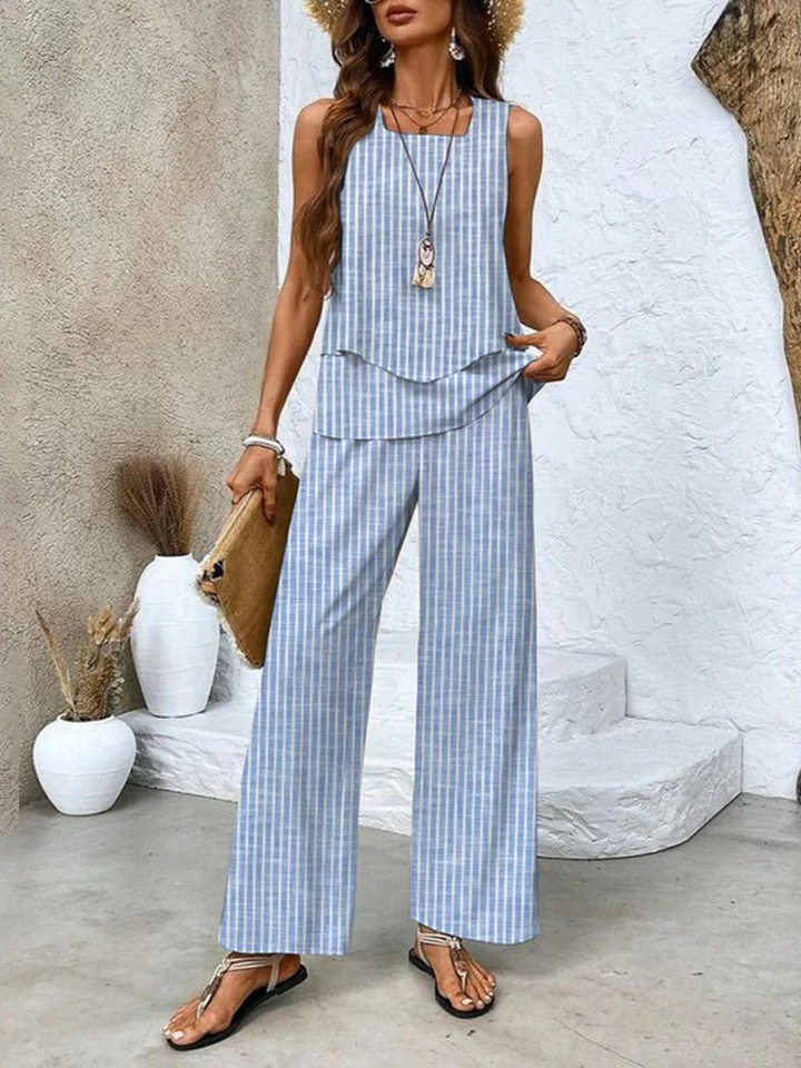 Esther | Luxe Sommer Set (Fast ausverkauft) für Damen mit eckigem Ausschnitt