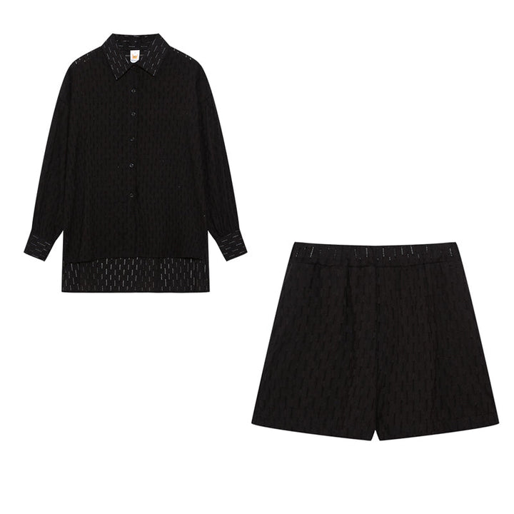 Elizabeth | Luftiges Shirt- und Shorts-Set für Damen