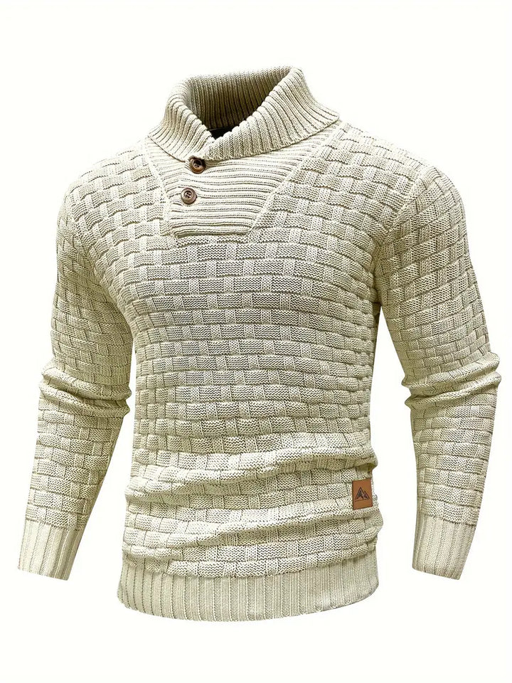 Matteo | Strickpullover für Herren mit Rollkragen und langen Ärmeln