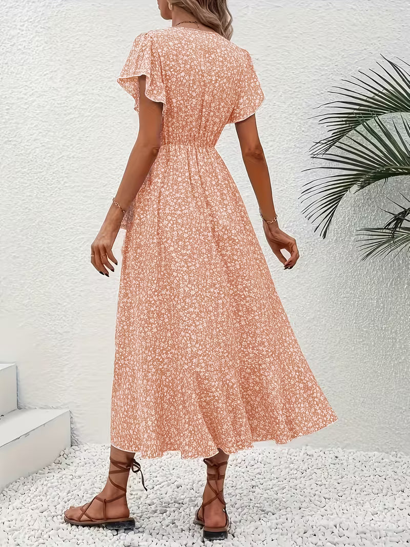 Elara | Fließendes, Bauch-umspielendes Wickelkleid für Damen