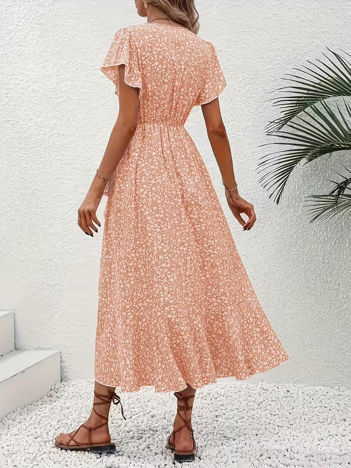 Elara | Fließendes, Bauch-umspielendes Wickelkleid für Damen