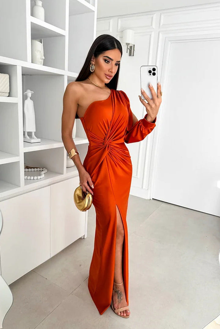 Anna | Elegantes Silhouette Kleid mit Rundhalsausschnitt