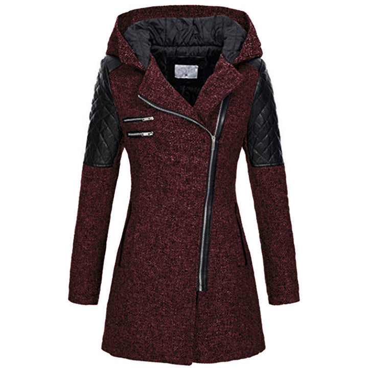 Rose | Winterjacke für Damen mit Kapuze und langen Ärmeln