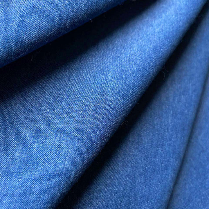 Ilse | Sommer V-Ausschnitt Halb Denim Maxikleid für Damen