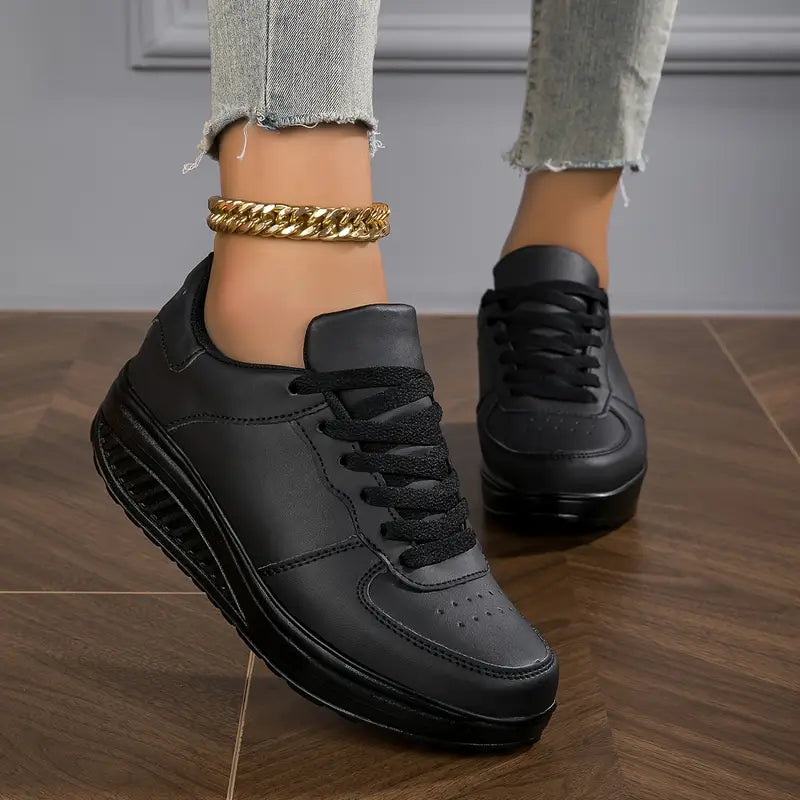Atmungsaktive Plattform-Sneaker für Damenmode für Damen