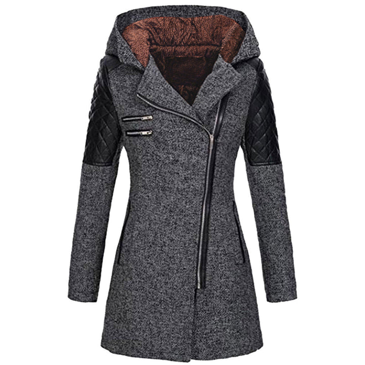 Rose | Winterjacke für Damen mit Kapuze und langen Ärmeln