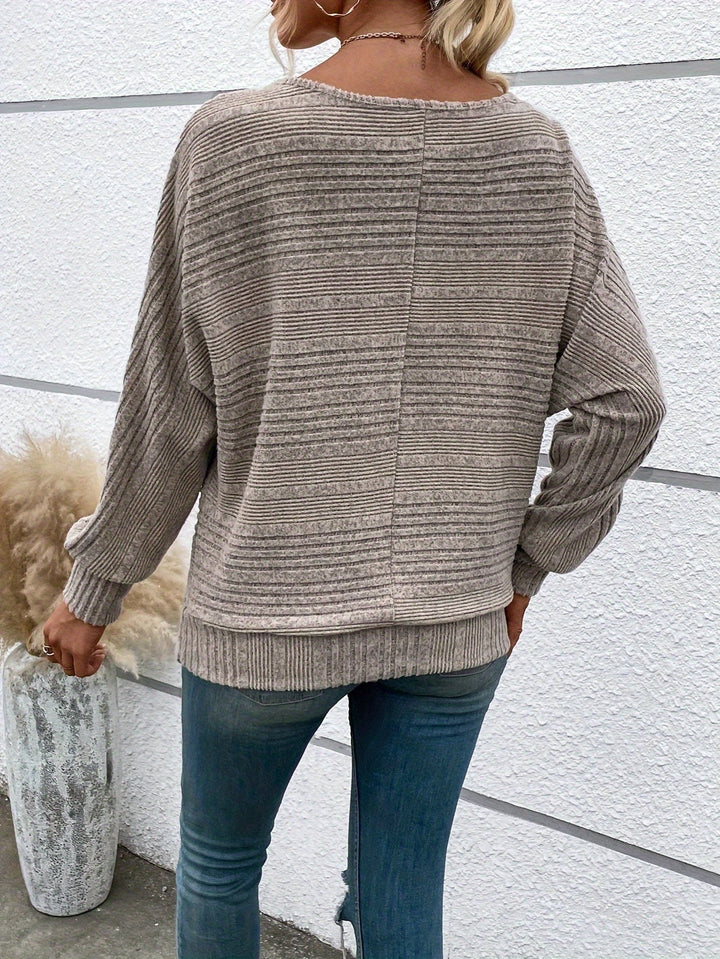 Sabine | Gemütlicher Pullover für Damen mit Fledermausärmeln