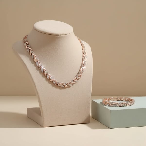 Isla | Fishtail-Set für Damen mit Strassakzenten