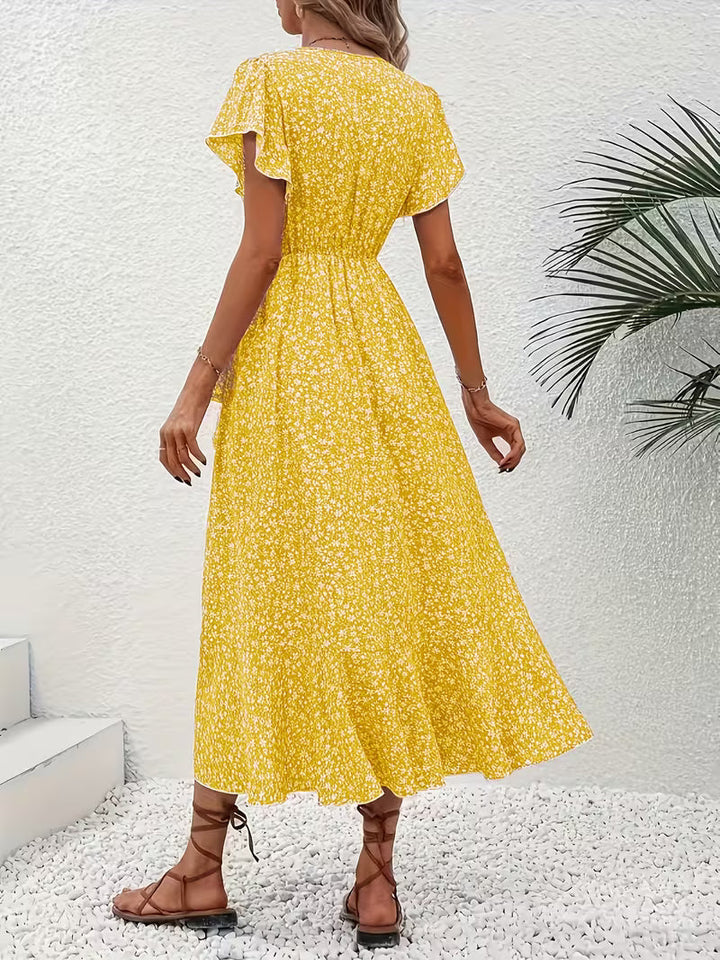 Elara | Fließendes, Bauch-umspielendes Wickelkleid für Damen
