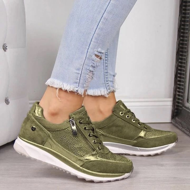 Ginevra | Ortopädische Turnschuhe mit Reißverschluß