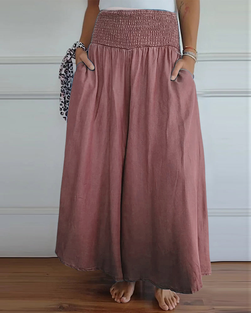 Irene | Bequeme Weite-Hosen für Damen mit hohem Bund