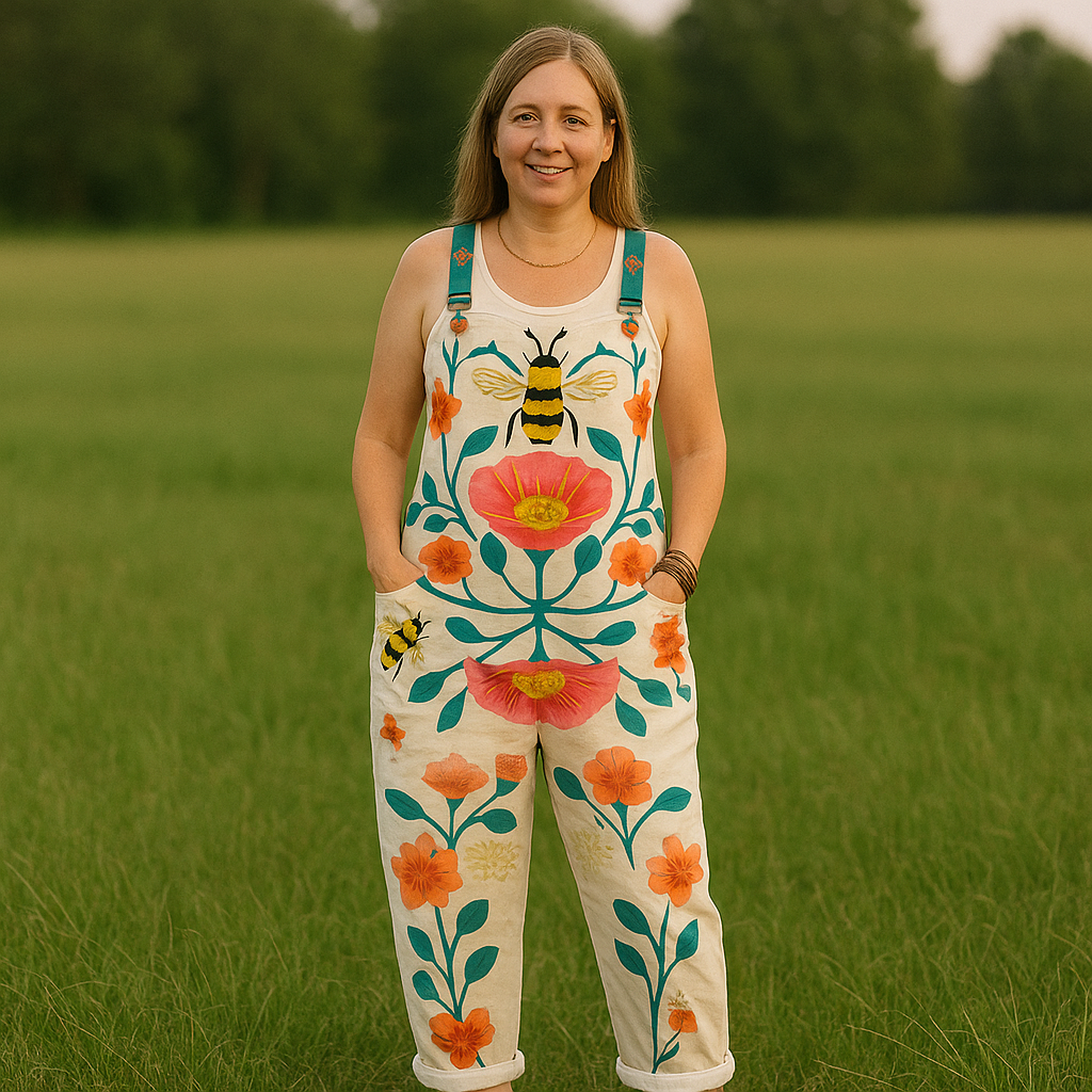 Vintage Floral Jumpsuit Damen | Müheloser Stil und ganztäglicher Komfort