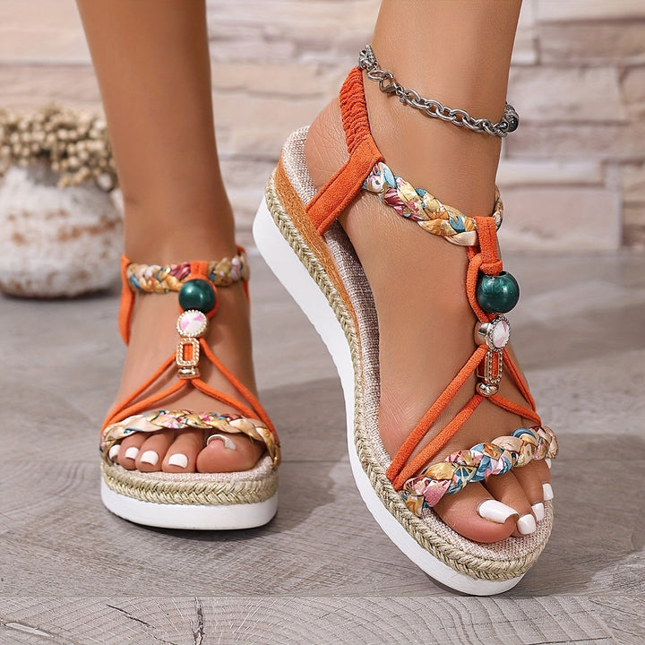 Rosaline | Bequeme Orthopädische Keilsandalen für Damen