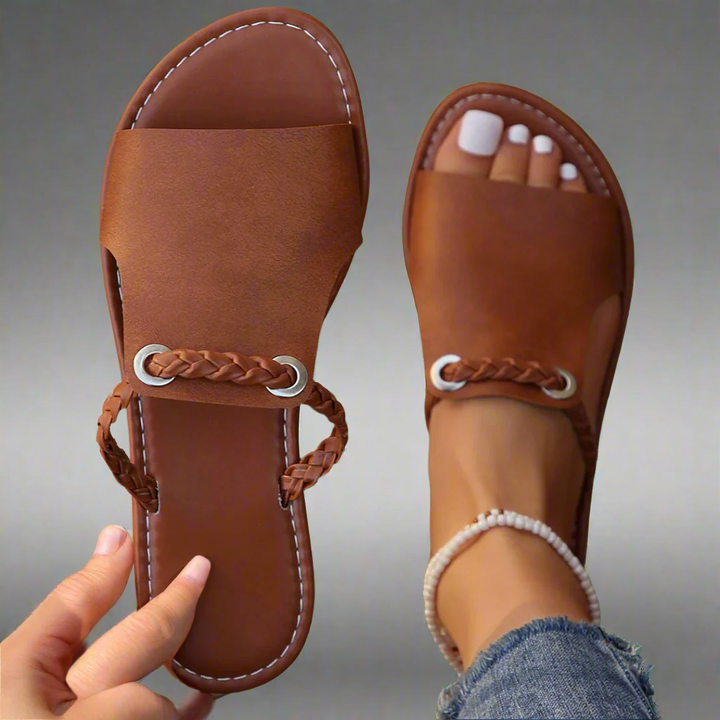 Katelina | Flache Sandalen aus Premium-Material für Damen