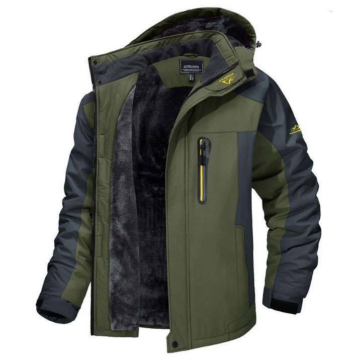 Herren Outdoor-Winterjacke mit langen Ärmeln