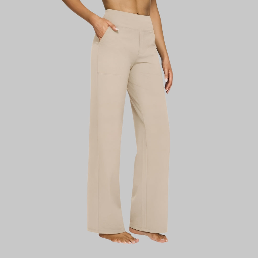 Calista | Bequeme Hosen für Damen mit geradem Bein und hohem Bund