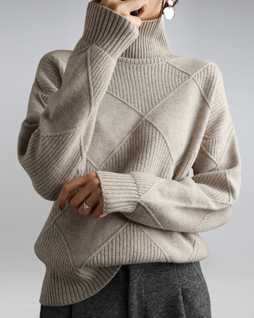 Lily | Der Rollkragenpullover für Damen mit langen Ärmeln