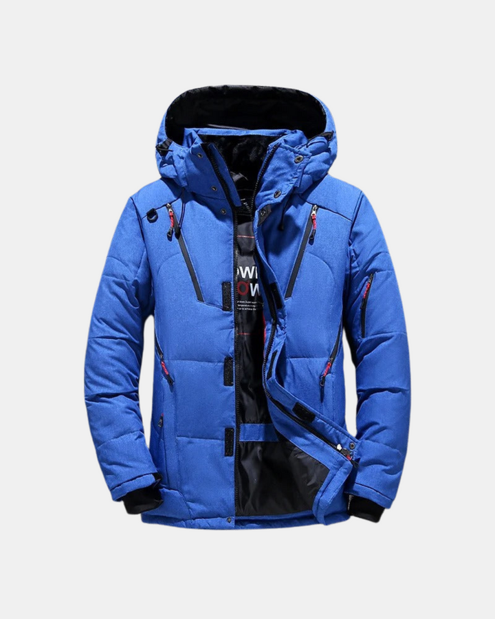 Elite Winterjacke für Herren mit Kapuze und langen Ärmeln