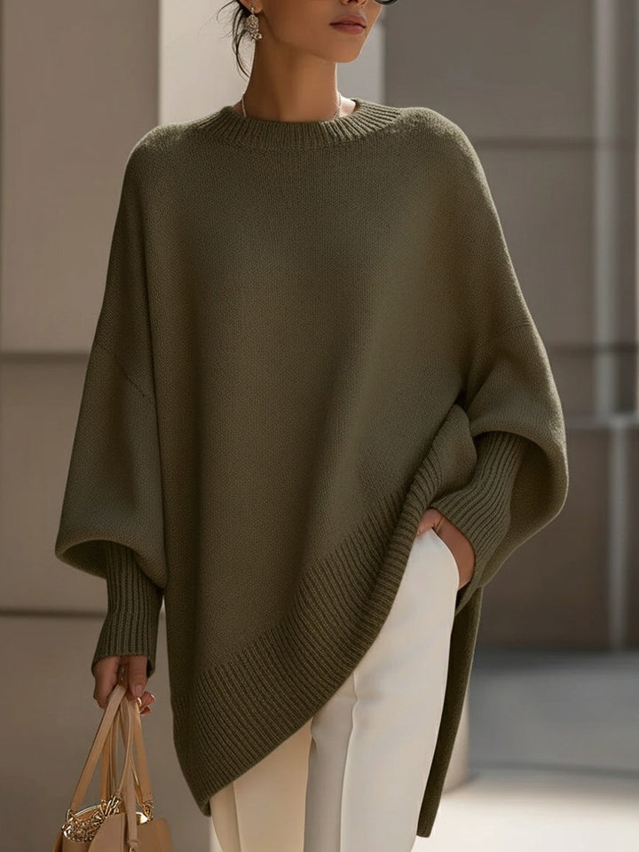 Jane | Oversized Pullover für Damen mit Rundhalsausschnitt und langen Ärmeln