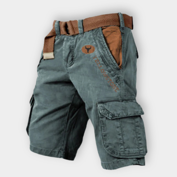 Lando | Explorer Cargo Shorts für Herren mit Sternenmuster