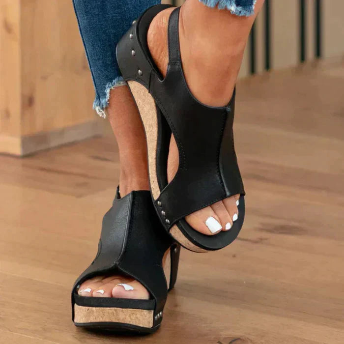 Astrid | Sandales à talons compensés élégantes et confortables für Damen