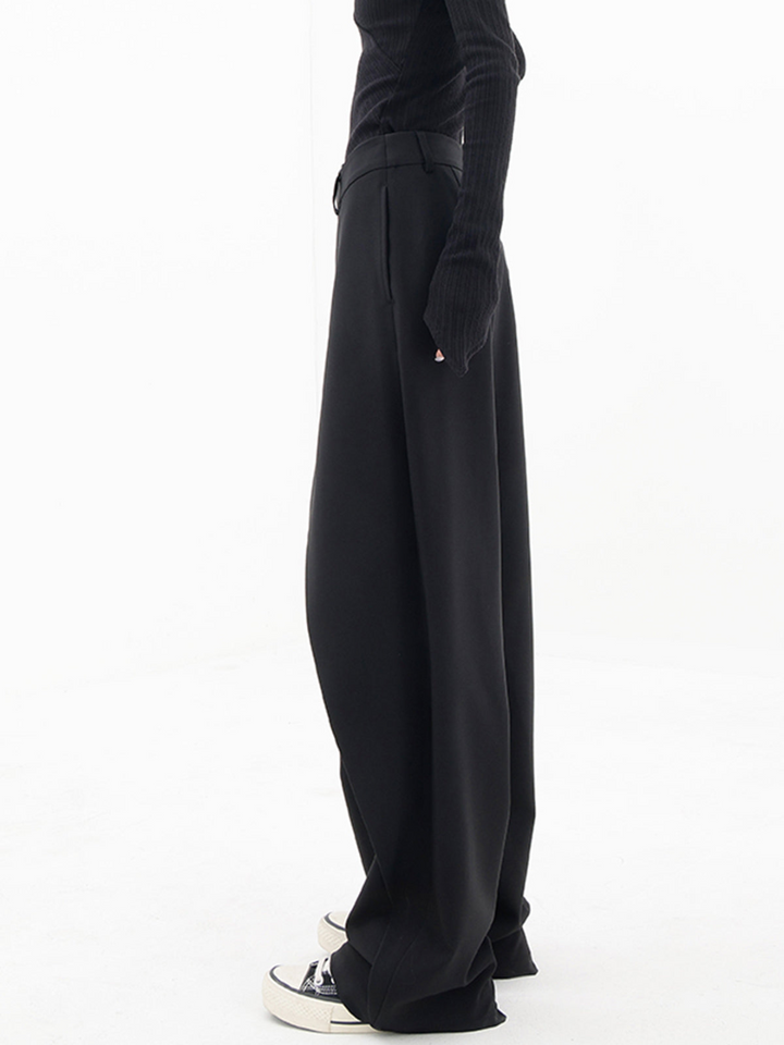 Sofia | Moderne Baggy Hose für Damen mit weiter Passform und hohem Bund