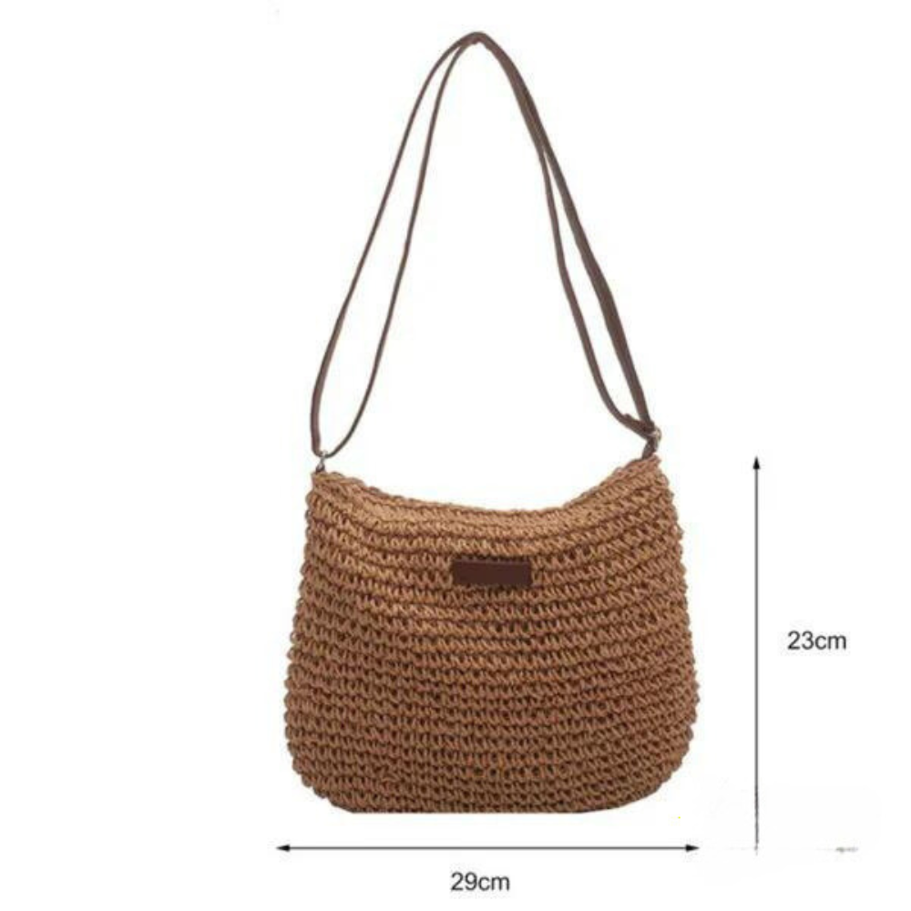 Fredhild | Klassische Gewebte Schultertasche für Damen
