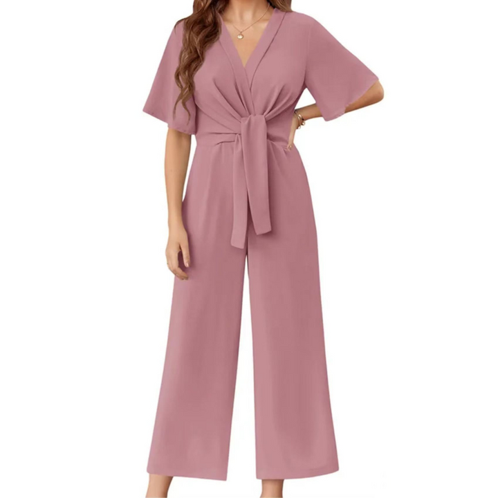 Gabriella | Elegante Sommer-Hüftknoten-Overall für Damen