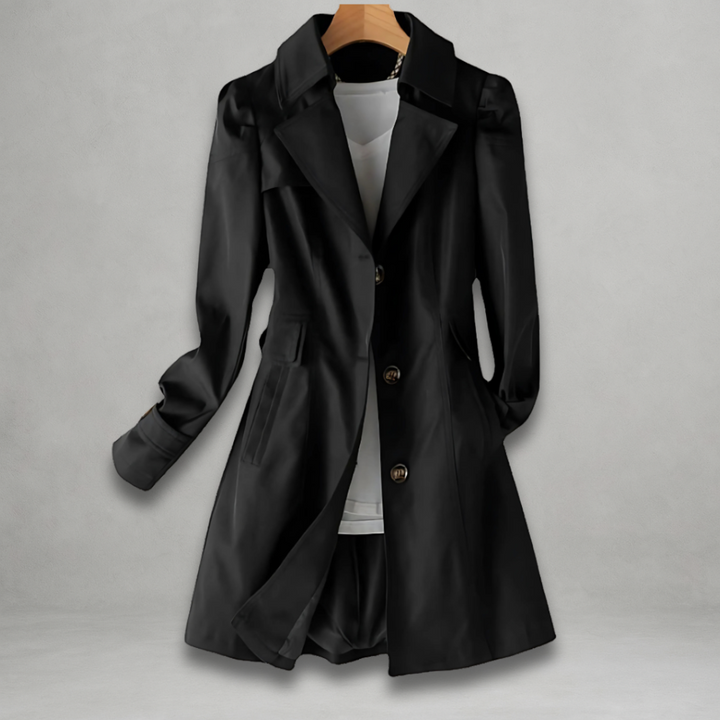 Daniela | Damen Chic Trenchcoat mit langen Ärmeln