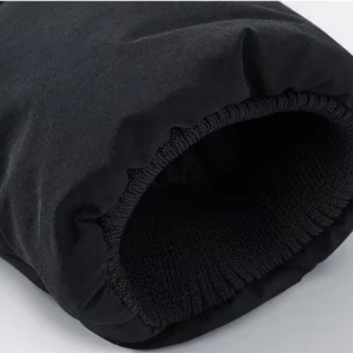 Elegante Gepolsterte Pufferjacke für Herren mit Stehkragen und langen Ärmeln