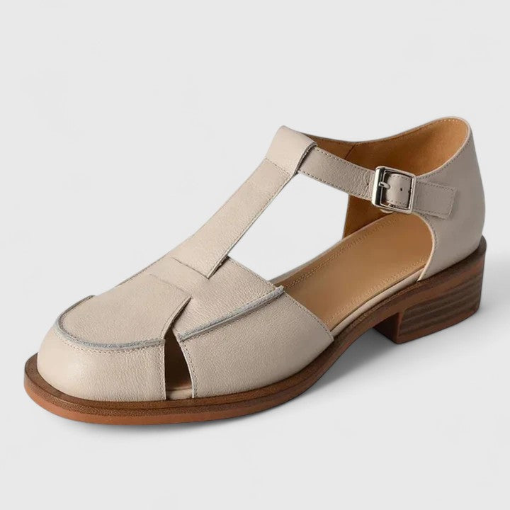 Thalina | Elegante Mary Jane Sandalen für Damen mit mittelhohem Absatz