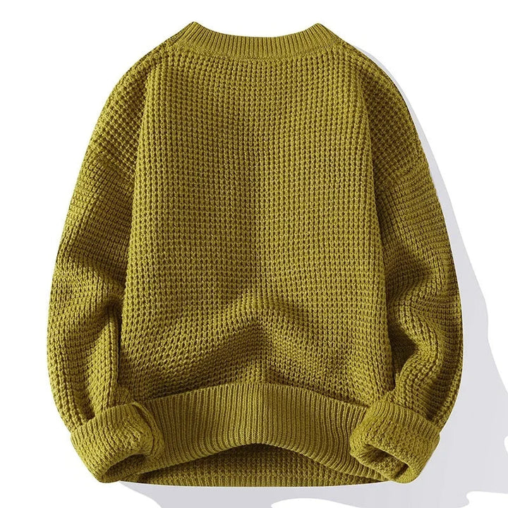 Silas | Premium-Pullover für Herren mit Wabenstruktur und Rundhalsausschnitt